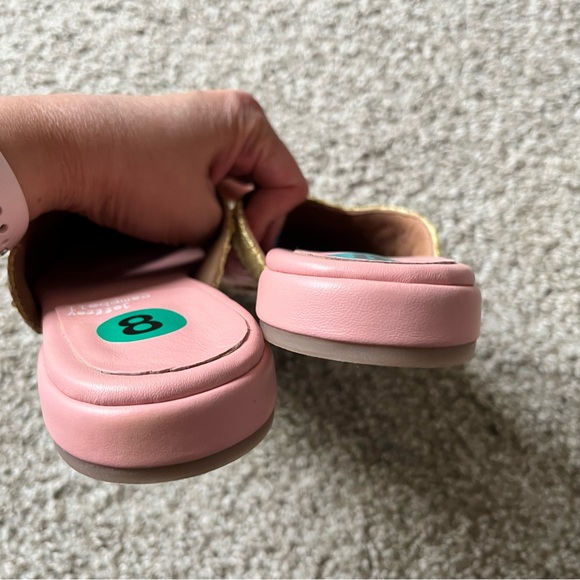 NWT Jeffrey Campbell Mitzy Slide Gold Pink 8 - Picture 8 of 11